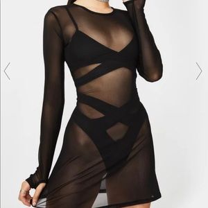 Club Rave Festival Mini Dress Set